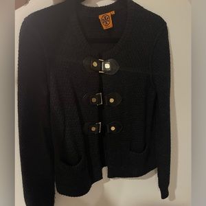 Tory Burch wool black cardigan